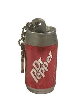 Vintage Dr. Pepper Bonne Bell Lip Smacker Keychain Balm Topper Bubble Font VHTF